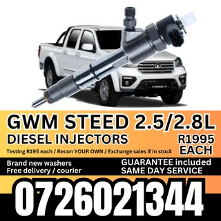 GWM Steed 2.5 / 2.8L diesel injectors for sale