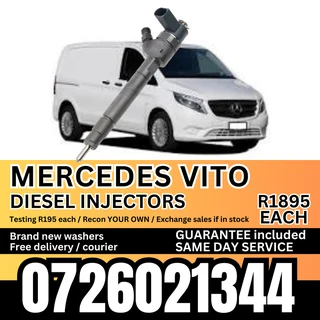 Mercedes Vito diesel injectors for sale