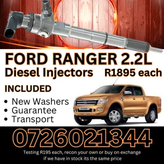 Ford Ranger 2.2L diesel injectors for sale