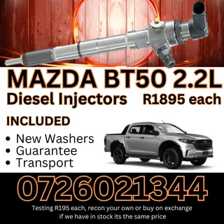 Mazda BT50 2.2L diesel injectors for sale