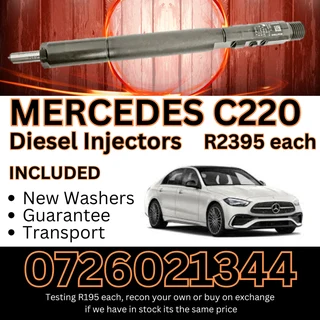 Mercedes C220 diesel injectors for sale