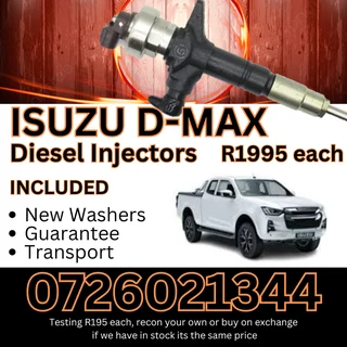 Isuzu D-Max diesel injectors for sale