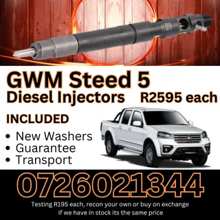 GWM Steed 5 diesel injectors for sale