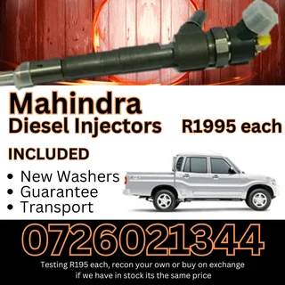 Mahindra diesel injectors for sale