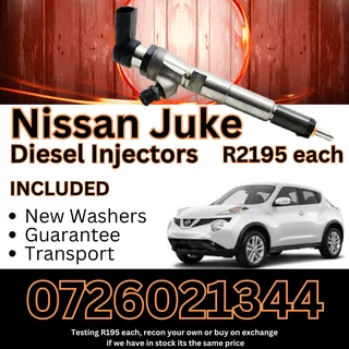 Nissan Juke diesel injectors for sale