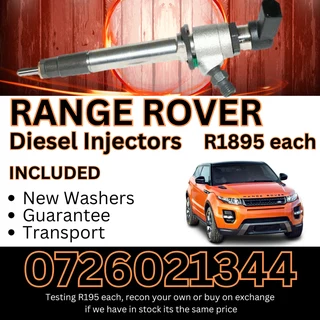 Range Rover diesel injectors for sale