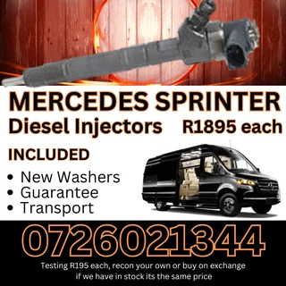 Mercedes Sprinter diesel injectors for sale