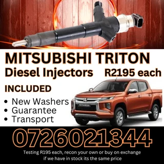 Mitsubishi Triton diesel injectors for sale