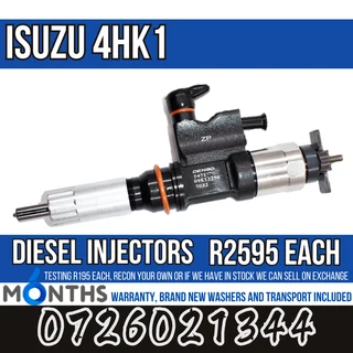 Isuzu 4HK1 diesel injectors for sale