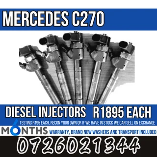 Mercedes C270 diesel injectors for sale