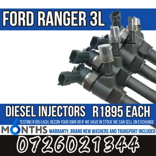 Ford Ranger 3L diesel injectors for sale