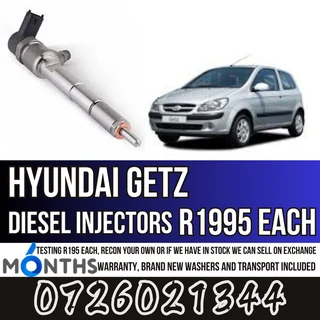 Hyundai Getz diesel injectors for sale