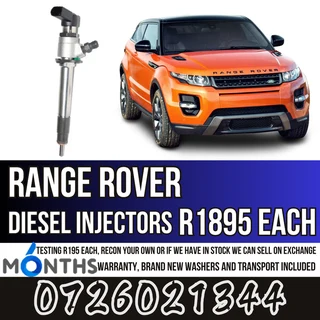 Range Rover diesel injectors for sale
