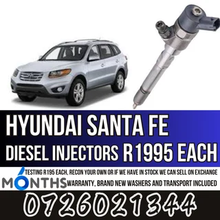 Hyundai Santa Fe diesel injectors for sale