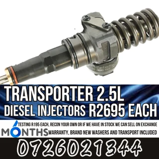 Transporter 2.5L diesel injectors for sale