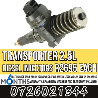 Tansporter 2.5L diesel injectors for sale