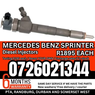 Mercedes Benz Sprinter diesel injectors for sale