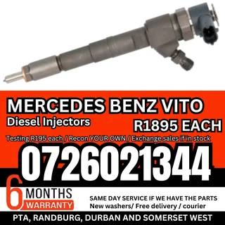 Mercedes Benz Vito diesel injectors for sale
