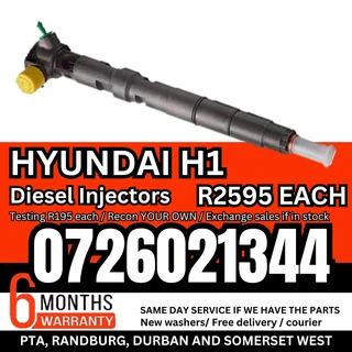 Hyundai H1 diesel injectors for sale