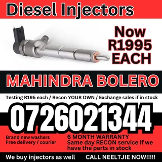 Mahindra Bolero diesel injectors for sale
