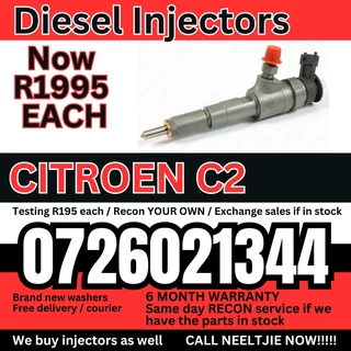 Citroen C2 diesel injectors for sale