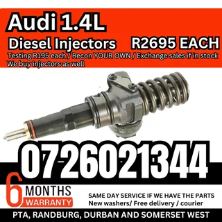 Audi 1.4L diesel injectors for sale