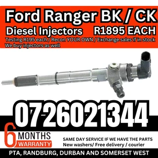 Ford Ranger BK / CK diesel injectors for sale