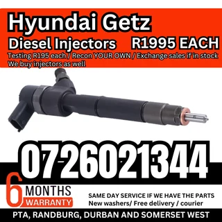 Hyundai Getz diesel injectors for sale