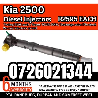 Kia 2500 diesel injectors for sale