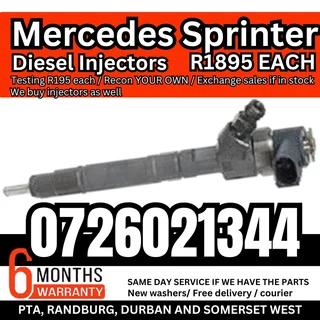 Mercedes Sprinter diesel injectors for sale