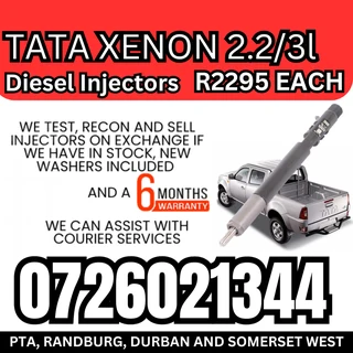 TATA Xenon 2.2 /3L Diesel Injectors for sale