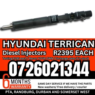 Hyundai Terrican diesel injectors for sale