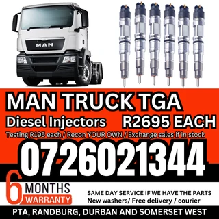 MAN Truck TGA diesel injectors for sale