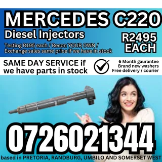 Mercedes C220 diesel injectors for sale