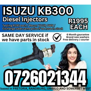 Isuzu KB300 diesel injectors for sale