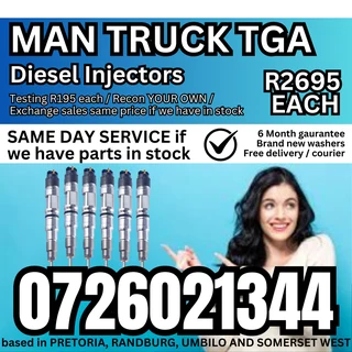 MAN Truck TGA diesel injectors for sale