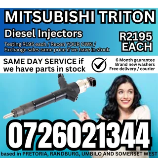 Mitsubishi Triton diesel injectors for sale