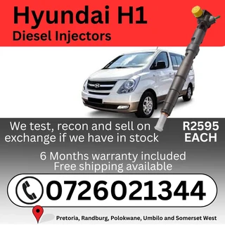 Hyundai H1 Diesel Injectors for sale