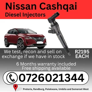 Nissan Cashqai Diesel Injectors for sale