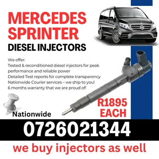 Mercedes Sprinter Diesel Injectors for sale
