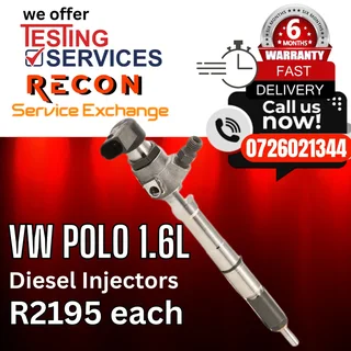 VW POLO 1.6L Diesel Injectors for sale