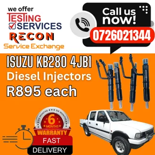 Isuzu KB280 4JB1 diesel injectors for sale