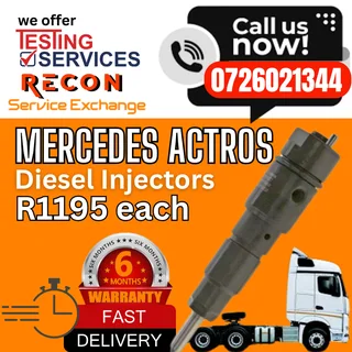 Mercedes Actros diesel injectors for sale