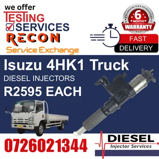 Isuzu 4HK1 diesel injectors for sale