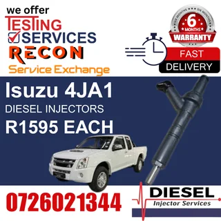 Isuzu 4JA1 diesel injectors for sale