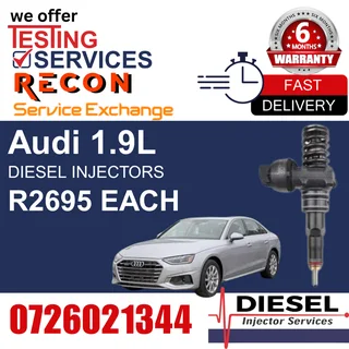 Audi 1.9L diesel injectors for sale