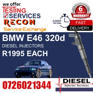 BMW E46 320d diesel injectors for sale