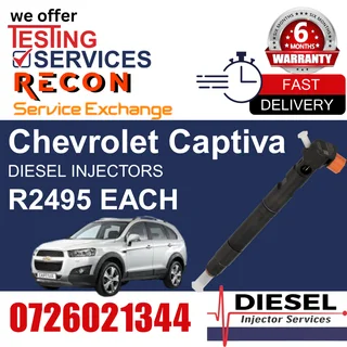 Chevrolet Captiva diesel injectors for sale