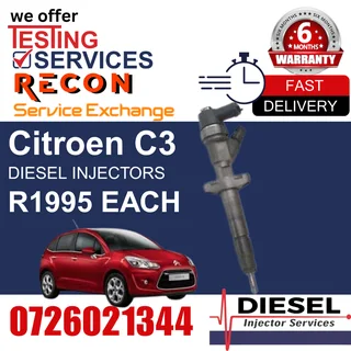 Citroen C3 diesel injectors for sale