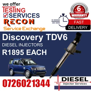 Discovery TDV6 diesel injectors for sale